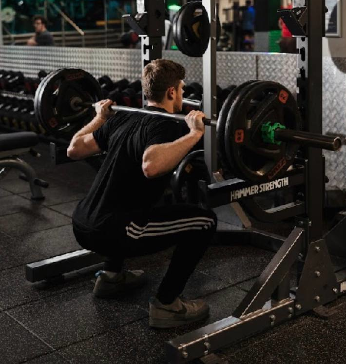 Niall lifting weights
